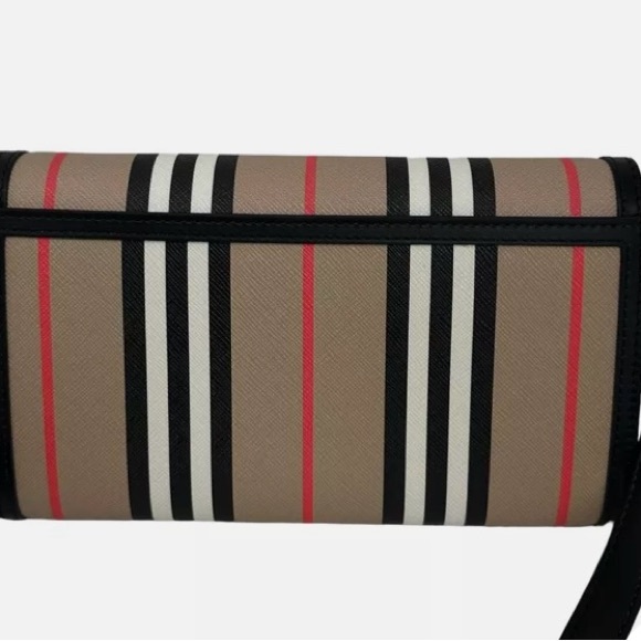 Burberry Hannah Icon Stripe Wallet Crossbody Bag. - Picture 2 of 7
